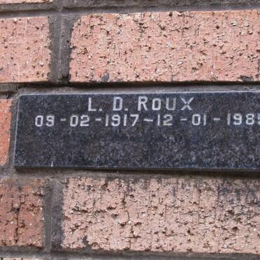 ROUX L.D. 1917-1985