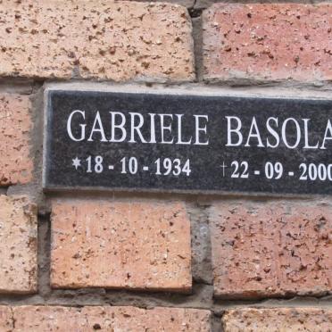 BASOLA Gabriele 1934-2000
