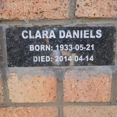 DANIELS Clara 1933-2014