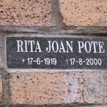 POTE Rita Joan 1919-2000