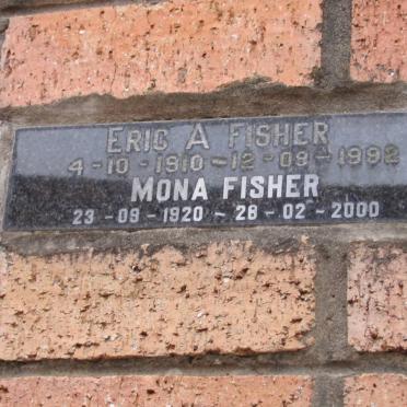 FISHER Eric A. 1910-1992 &amp; Mona 1920-2000