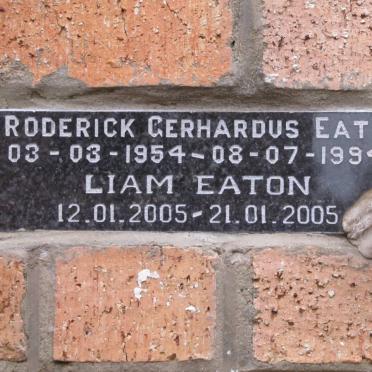 EATON Roderick Gerhardus 1954-1994 :: EATON Liam 2005-2005