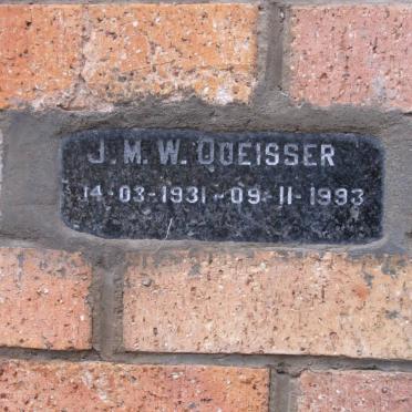 OUEISSER J.M.W. 1931-1993