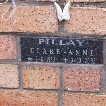 PILLAY Clare-Anne 1958-2005