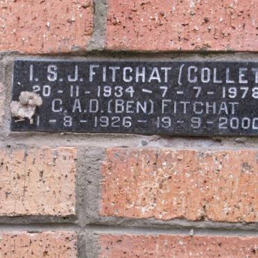 FITCHAT C.A.D. 1926-2000 &amp; I.S.J. 1934-1978