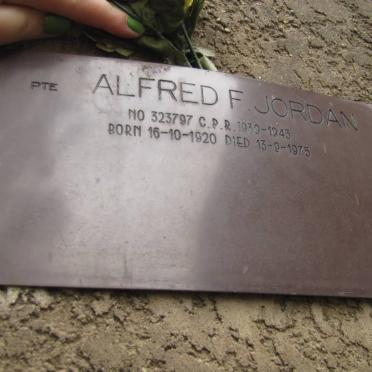 JORDAN Alfred F. 1920-1975