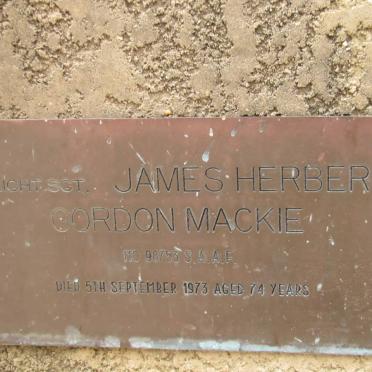 MACKIE James Herbert Gordon -1973