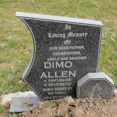 ALLEN Dimo 1941-2012