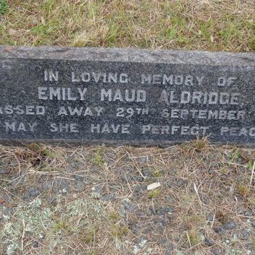 ALDRIDGE Emily Maud -1949