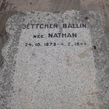 BALLIN Jettchen nee NATHAN 1873-1944