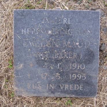 BESSINGER Evelyn Maud nee BAKER 1910-1995