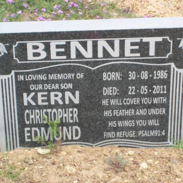 BENNET Kern Christopher Edmund 1986-2011