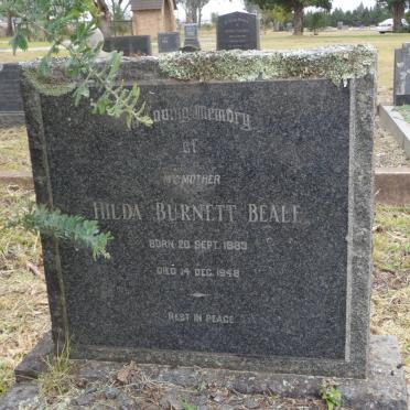 BEALE Hilda Burnett 1883-1948
