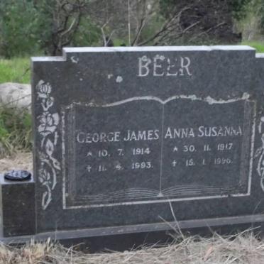 BEER George James 1914-1993 &amp; Anna Susanna 1917-1996