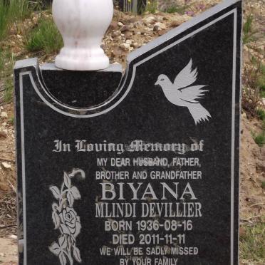 BIYANA Mlindi Devillier 1936-2011