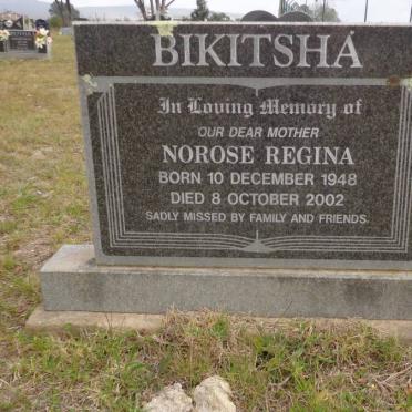 BIKITSHA Norose Regina 1948-2002