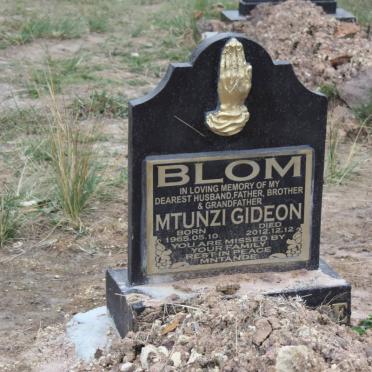 BLOM Mtunzi Gideon 1965-2012