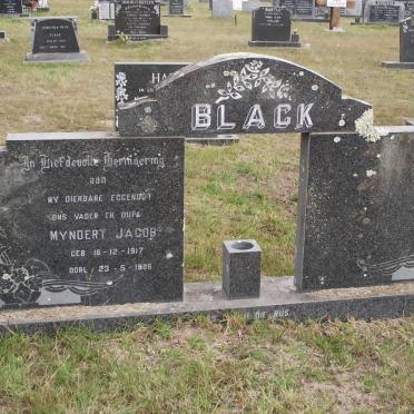 BLACK Myndert jacob 1917-1986
