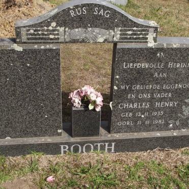BOOTH Charles Henry 1935-1982