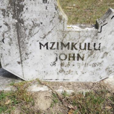BOOI Mzimkulu John 19?6-1999