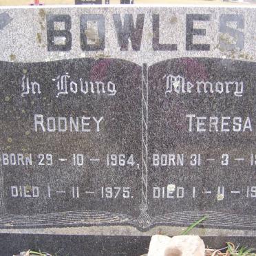 BOWLES Rodney 1964-1975 :: BOWLES Teresa 1967-1975