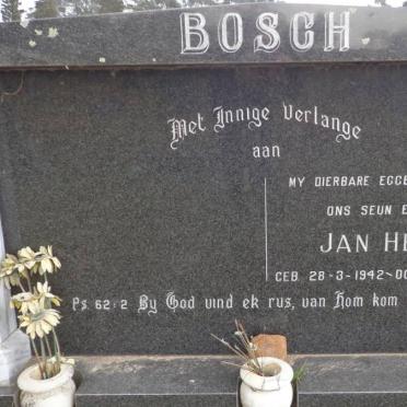 BOSCH Jan Heinen 1942-1987