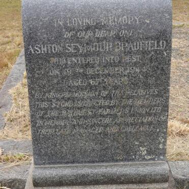 BRADFIELD Ashton Seymour -1944