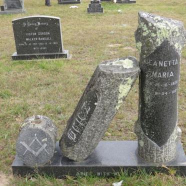 BRITZ Jeanetta Maria 1926-1984