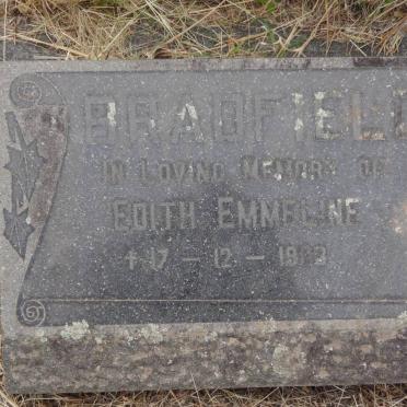 BRADFIELD Edith Emmeline -19?3