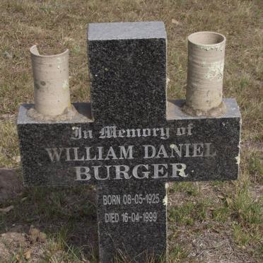 BURGER William Daniel 1925-1999