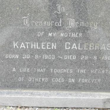 CALEBRAS Kathleen 1903-1980