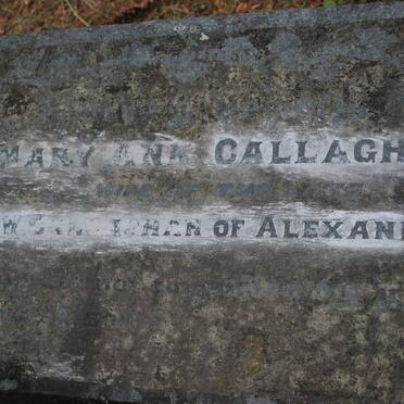 CALLAGHAM Mary Ann