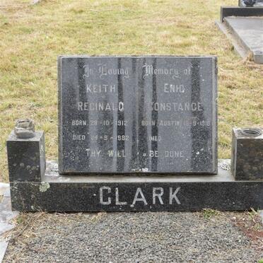 CLARK Keith Reginald 1912-1982 &amp; Enid Constance AUSTIN 1918-