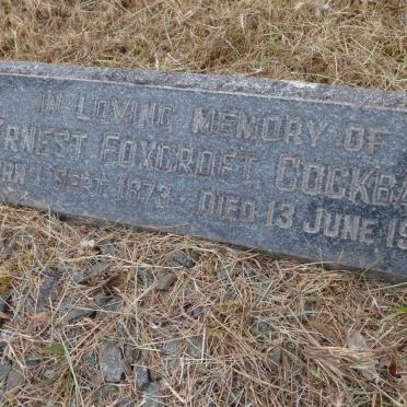 COCKBAIN Ernest Foxcroft 1873-1936
