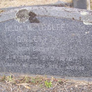 COLLETT Hilda Metcalfe nee BROWN 18?6-1976