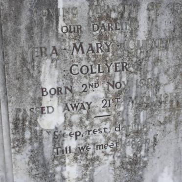 COLLYER Vera Mary 1923-1937