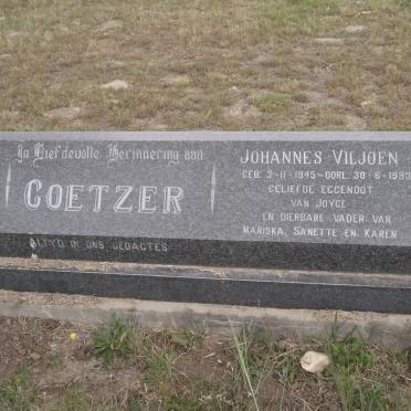 COETZER Johannes Viljoen 1945-1993