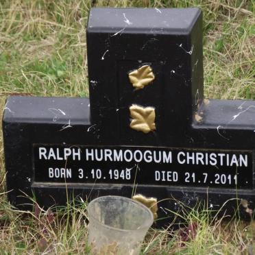 CHRISTIAN Ralph Hurmoogum 1948-2011