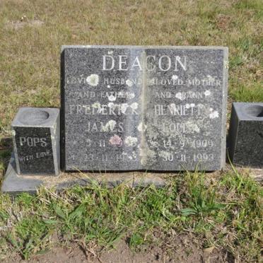 DEACON Frederick James 1906-1983 &amp; Henrietta Louisa 1909-1993