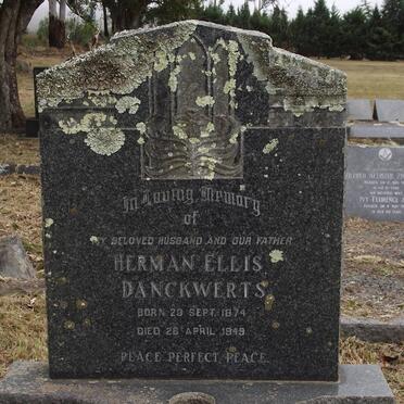 DANCKWERTS Herman Ellis 1874-1949
