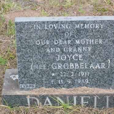 DANIELL Joyce nee GROBBELAAR 1911-1989