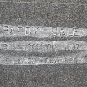DALE Paddy 1907-1959