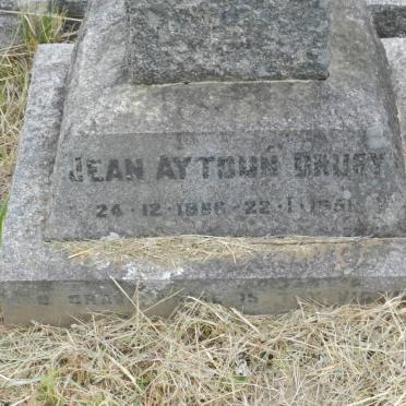 DRURY Jean Aytoun 1866-1951