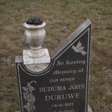 DURUWE Duduma John 1921-2001