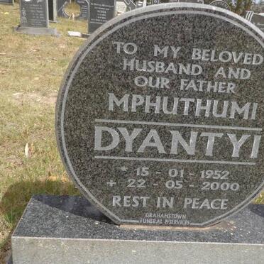 DYANTYI Mphuthumi 1952-2000
