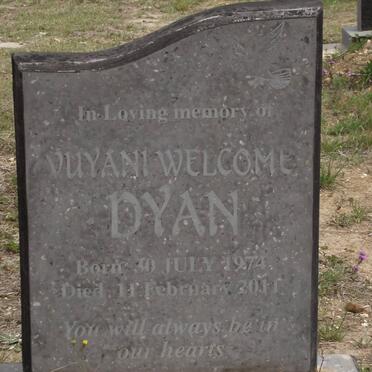 DYAN Vuyani Welcome 1974-2011