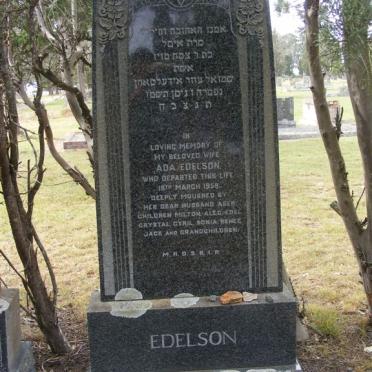 EDELSON Ada -1958