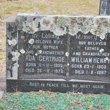 EATON William Henry, LOFTIE 1900-1987 &amp; Ada Gertrude JEWASKIEWITZ 1903-1976