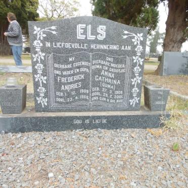 ELS Frederick Andries 1909-1968 &amp; Anna Catharina 1908-2001
