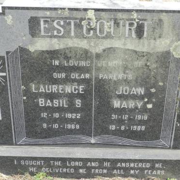 ESTCOURT Laurence Basil S. 1922-1969 &amp; Joan Mary 1919-1988